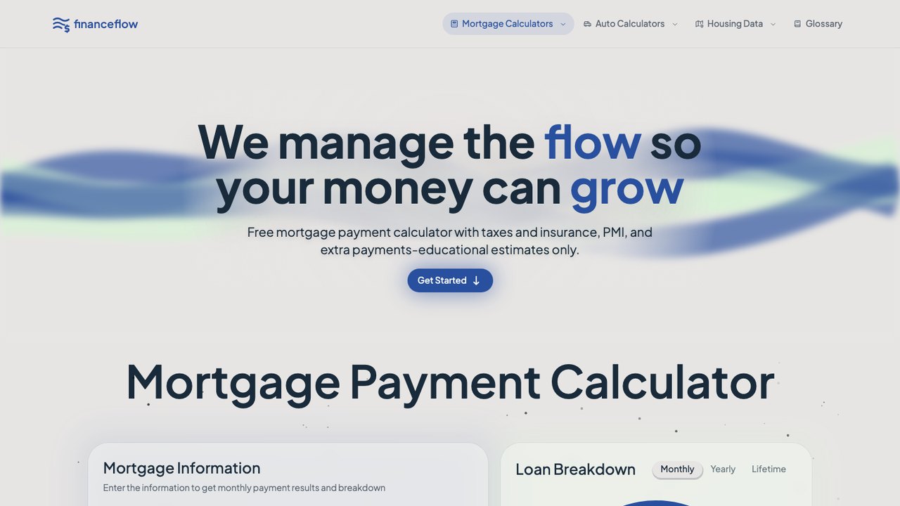 FinanceFlow screenshot